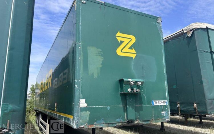 TROUILLET SREM FOURGON 3 ESSIEUX RIDEAUX FIT VERT DB-612-PP