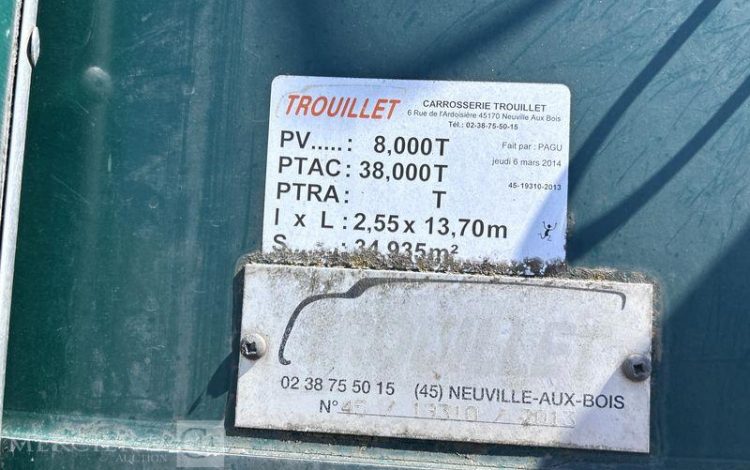 TROUILLET SREM PLSC 38T 3 ESSIEUX VERT DD-608-RE
