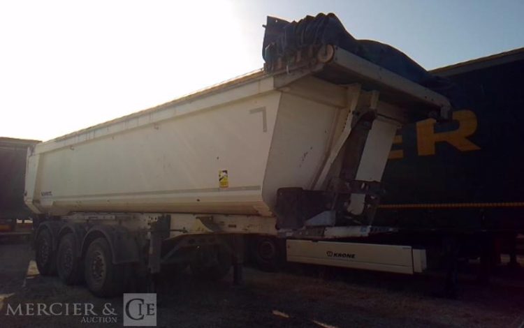 SCHMIDT BENNE ENROCHEMENT BASCULANTE – 3 ESSIEUX – PTAC 38T  DH-927-NF