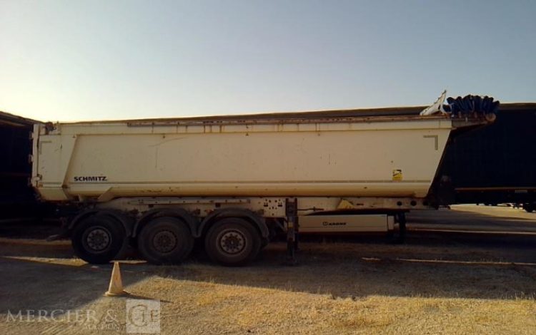 SCHMIDT BENNE ENROCHEMENT BASCULANTE – 3 ESSIEUX – PTAC 38T  DH-927-NF