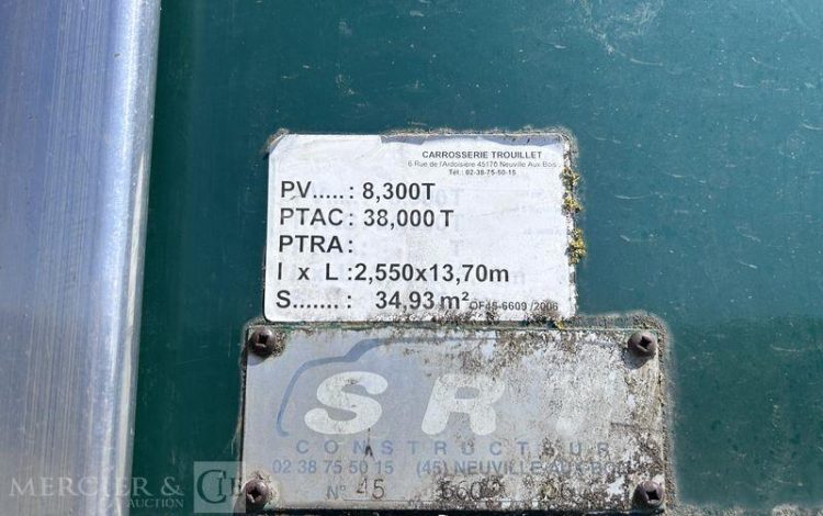 TROUILLET SREM PLSC 38T 3 ESSIEUX VERT DK-947-XW