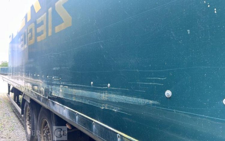TROUILLET SREM FOURGON 2 ESSIEUX 27T RIDEAU FIT VERT DL-250-RQ