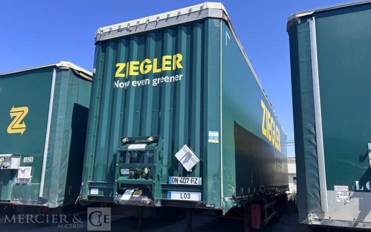 KRONE SREM PLSC 38T 3 ESSIEUX VERT DN-407-FZ