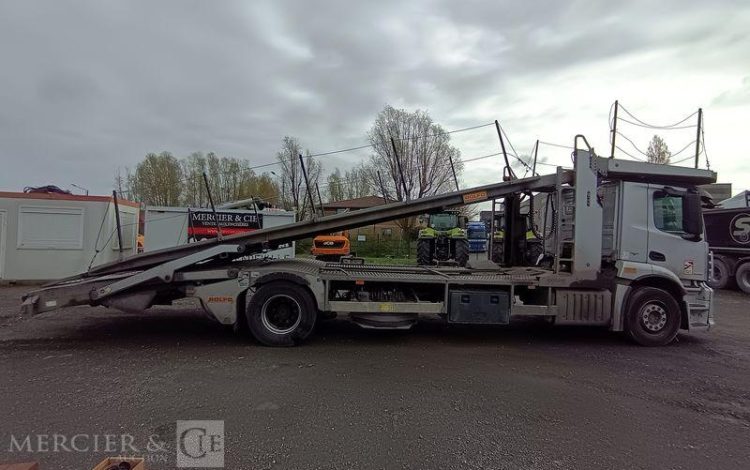MERCEDES ANTOS 1835 PORTE 5 VOITURES – DIESEL – PTAC : 19 TONNES – 386257 KMS – ANNEE GRIS DP-829-XL