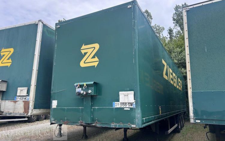 TROUILLET SREM FOURGON 3 ESSIEUX 34T RIDEAU FIT VERT DY-556-SM