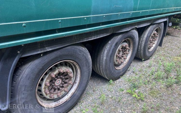 TROUILLET SREM FOURGON 3 ESSIEUX 34T RIDEAU FIT VERT DY-556-SM