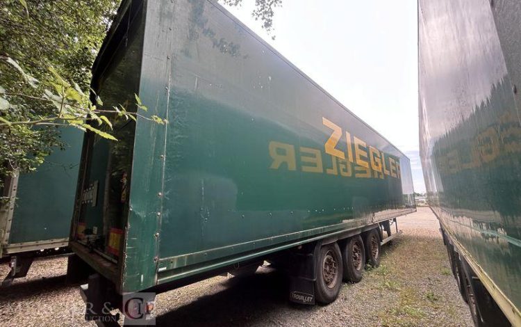 TROUILLET SREM FOURGON 3 ESSIEUX 34T RIDEAU FIT VERT DY-556-SM