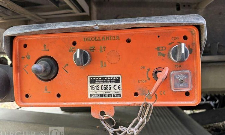 KRONE SREM PLSC 3 ESSIEUX 38T HAYON VERT EA-280-BQ