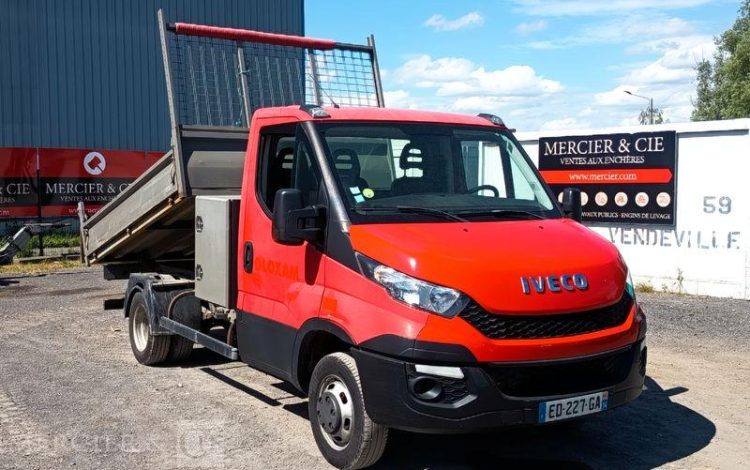 IVECO 35C13  BENNE SIMPLE CAB COFFRE  ED-227-GA