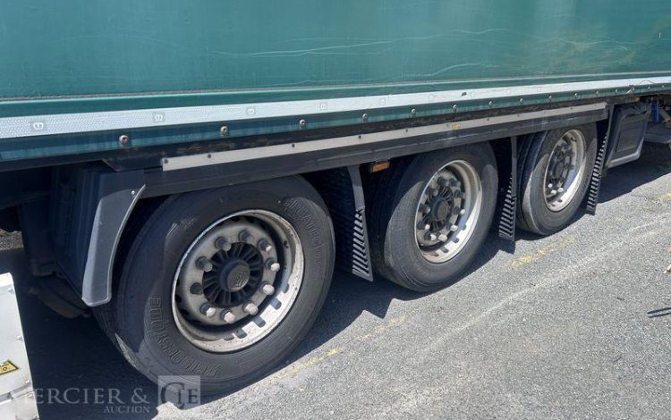 KRONE SREM FOURGON 38T HAYON  3 ESSIEUX VERT ED-833-NJ