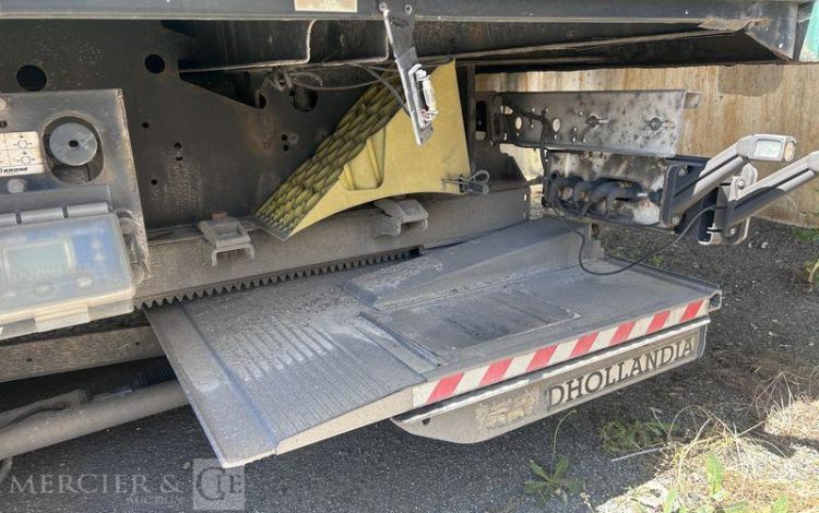 KRONE SREM FOURGON 38T HAYON  3 ESSIEUX VERT ED-833-NJ