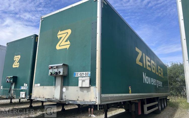 TROUILLET SREM FOURGON 3 ESSIEUX 38T RIDEAU FIT VERT EE-021-DZ
