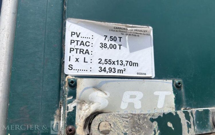 TROUILLET SREM PLSC 3 ESSIEUX 38T VERT EF-271-KE