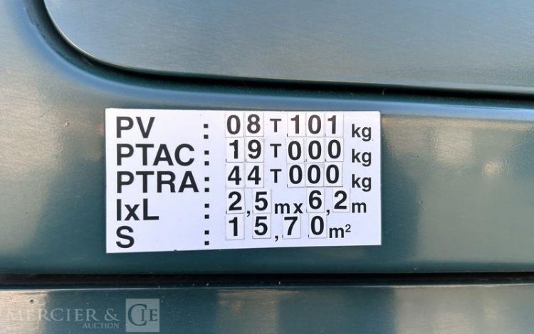 MERCEDES ACTROS 1848 VERT EL-786-TR