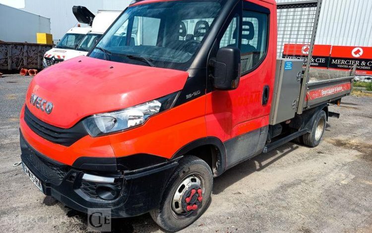 IVECO 35C12 BENNE SIMPLE CABINE COFFRE  EW-315-RN