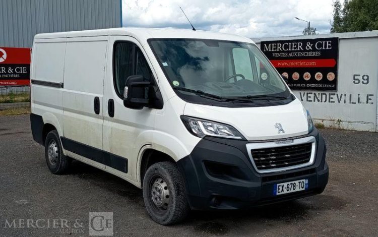 PEUGEOT BOXER III Phase 3  L1H1 2.0 BlueHDi 16V  110 cv – DIESEL – ANNEE 2018
 BLANC EX-678-TQ