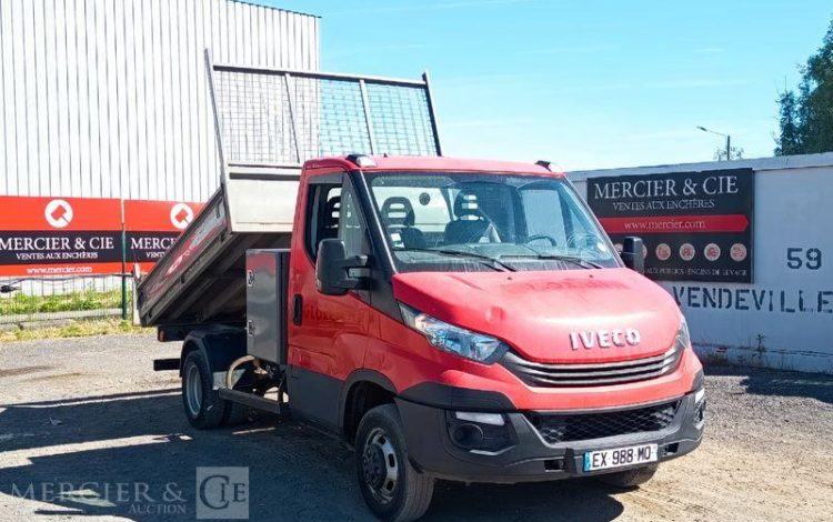 IVECO 35C12 BENNE SIMPLE CABINE COFFRE  EX-988-MQ