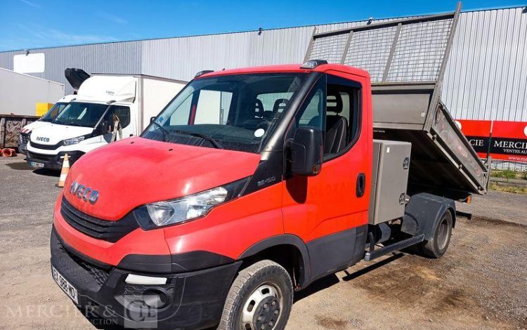 IVECO 35C12 BENNE SIMPLE CABINE COFFRE  EX-988-MQ