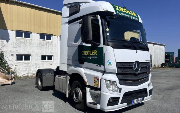 MERCEDES ACTROS 1843 BLANC EZ-659-ZP