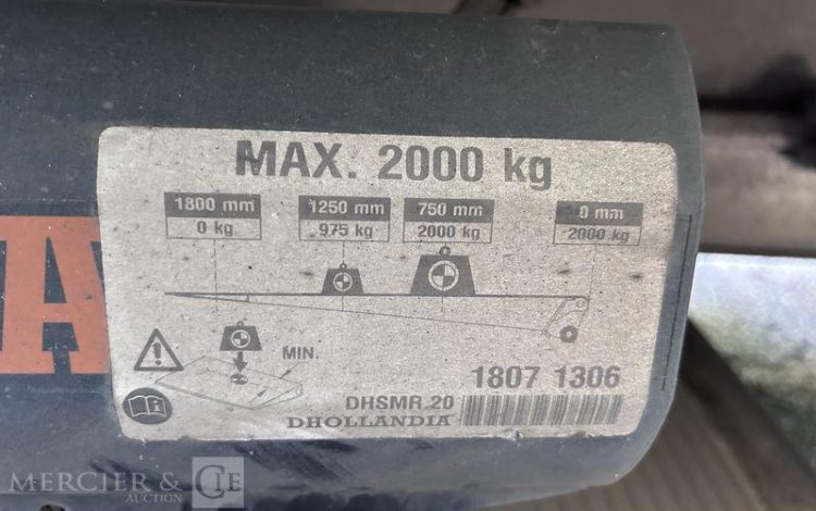 TROUILLET SREM FOURON 38T HAYON 3 ESSIEUX VERT FA-788-LZ