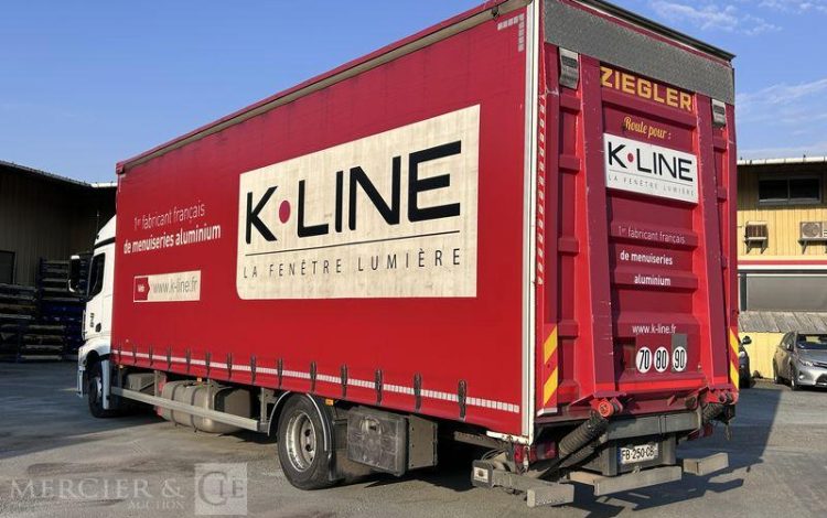 MERCEDES ACTROS 1842 CAISSE HAYON BLANC FB-250-CB