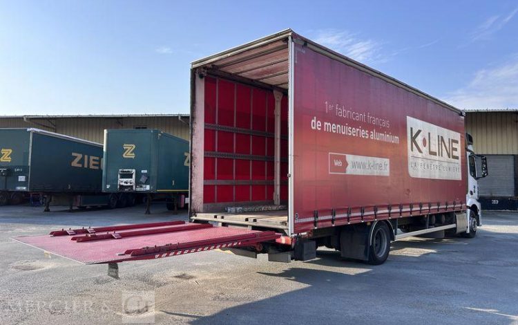 MERCEDES ACTROS 1842 CAISSE HAYON BLANC FB-250-CB