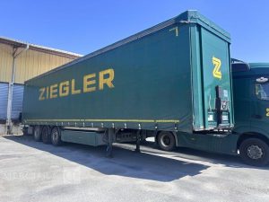 LECITRAILER SREM PLSC 27T 2 ESSIEUX VERT FH-462-NH