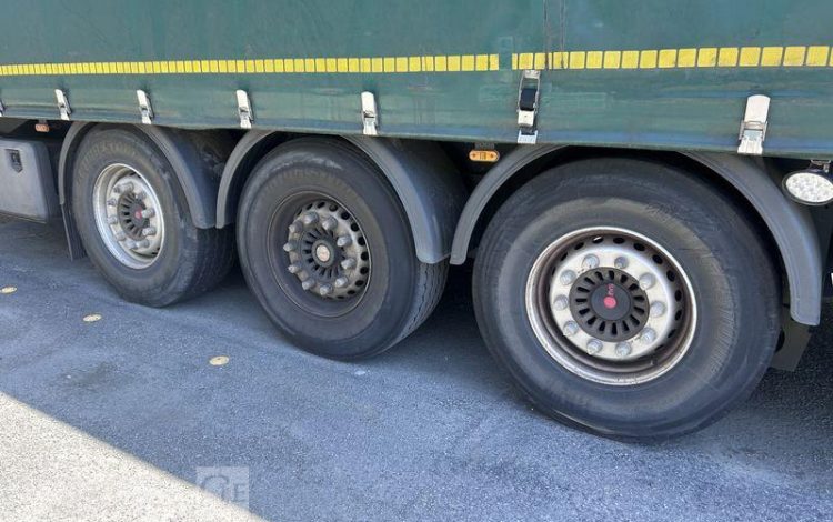 LECITRAILER SREM PLSC 27T 2 ESSIEUX VERT FH-462-NH