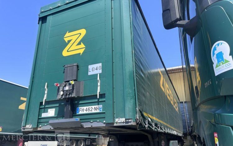 LECITRAILER SREM PLSC 27T 2 ESSIEUX VERT FH-462-NH
