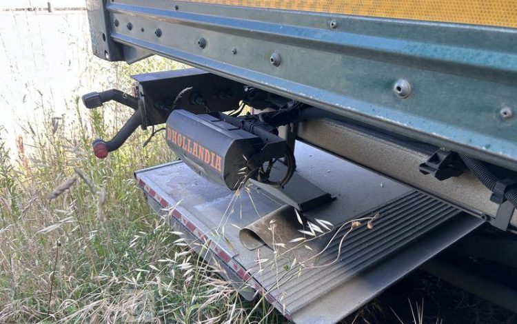 LECITRAILER SREM FOURGON 27T HAYON  3 ESSIEUX VERT FK-078-GM