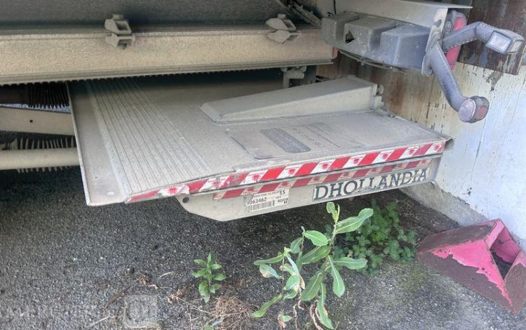 LECITRAILER SREM FOURGON 38T HAYON VERT FL-517-GL