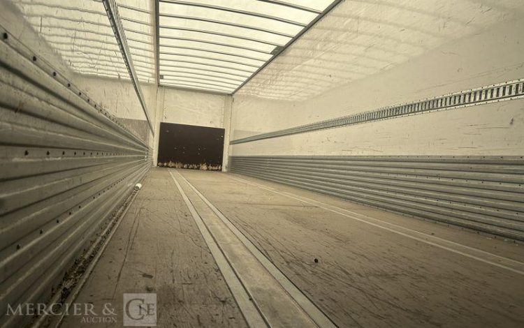LECITRAILER SREM FOURGON 38T HAYON VERT FL-517-GL