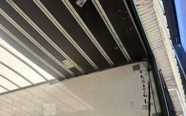 LECITRAILER SREM FOURGON 38T HAYON VERT FL-517-GL