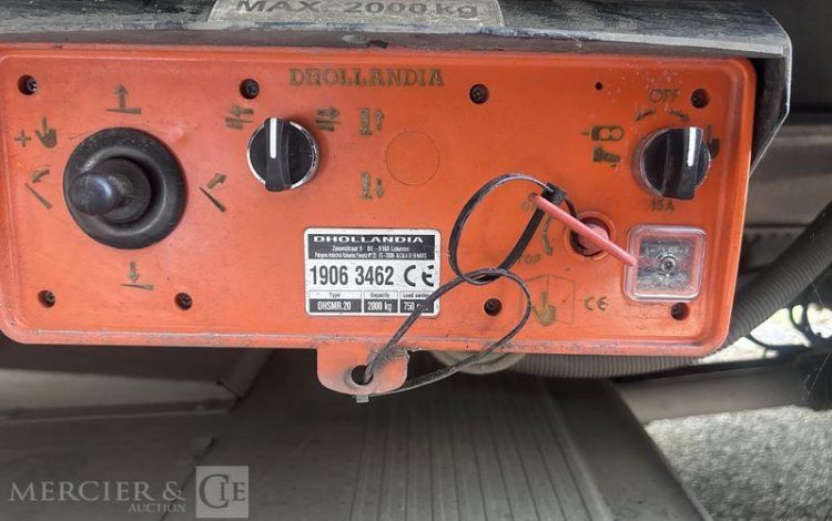 LECITRAILER SREM FOURGON 38T HAYON VERT FL-517-GL
