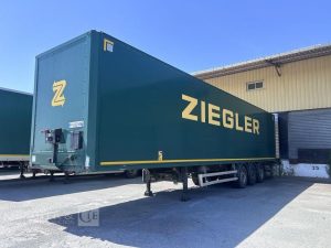 LECITRAILER SREM FOURGON 38T HAYON 3 ESSIEUX VERT FP-632-VM