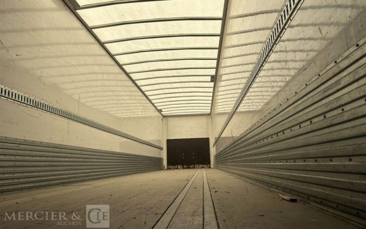 LECITRAILER SREM FOURGON 38T HAYON 3 ESSIEUX VERT FP-632-VM