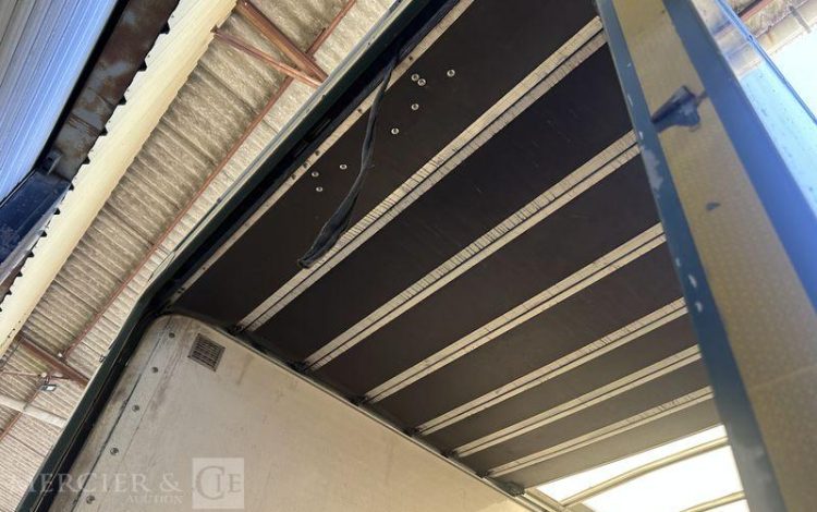 LECITRAILER SREM FOURGON 38T HAYON 3 ESSIEUX VERT FP-632-VM