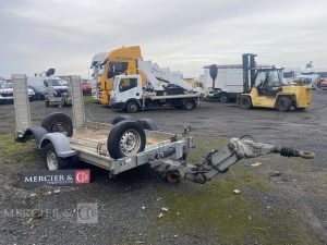 ECIM REMORQUE PORTE ENGIN 2 ESSIEUX – PTAC 3,5 TONNES – ANNEE 2020  FQ-210-AY