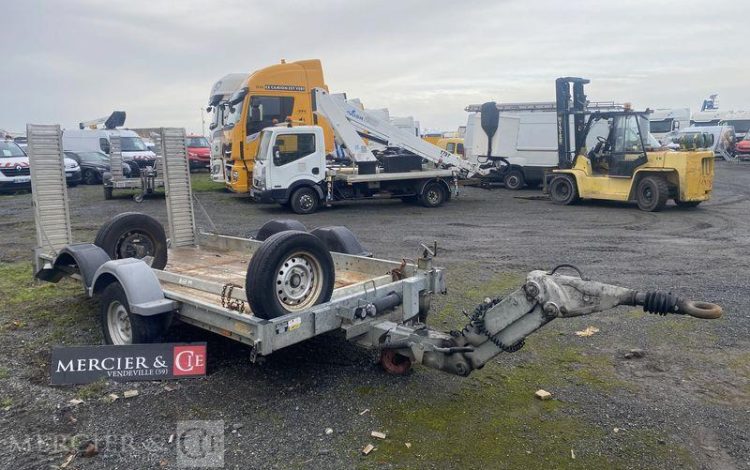 ECIM REMORQUE PORTE ENGIN 2 ESSIEUX – PTAC 3,5 TONNES – ANNEE 2020  FQ-210-AY