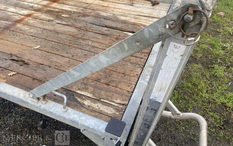 ECIM REMORQUE PORTE ENGIN 2 ESSIEUX – PTAC 3,5 TONNES – ANNEE 2020  FQ-210-AY