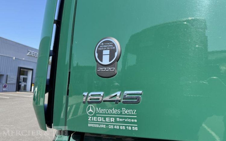 MERCEDES ACTROS 1845 BVA VERT FS-390-PW