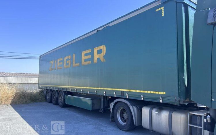 LECITRAILER SREM PLSC 38T 3 ESSIEUX VERT FW-444-NB