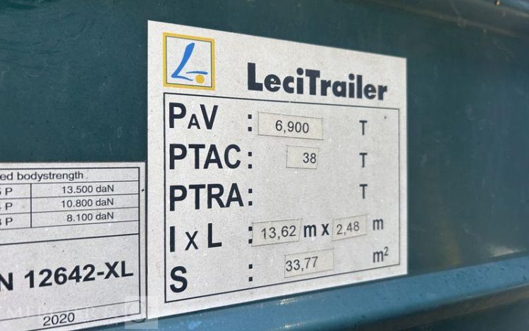 LECITRAILER SREM PLSC 38T 3 ESSIEUX VERT FW-444-NB