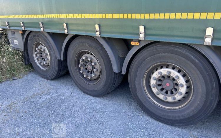 LECITRAILER SREM PLSC 38T 3 ESSIEUX VERT FW-444-NB