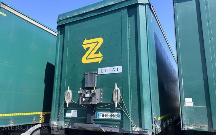LECITRAILER SREM PLSC 38T 3 ESSIEUX VERT FW-656-NB