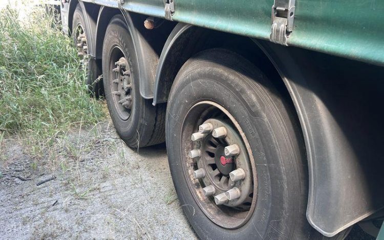 LECITRAILER SREM PLSC 38T 3 ESSIEUX VERT FW-656-NB