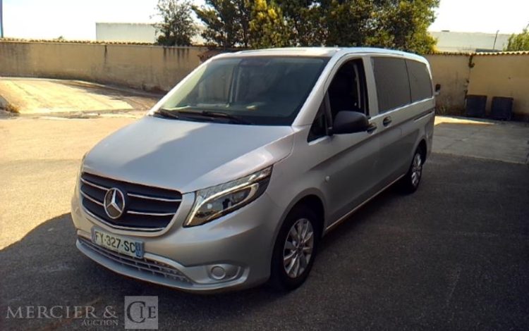 MERCEDES VITO 114 CDI LONG FINITION PRO EQUIPE POMPES FUNEBRES GRIS FY-327-SC