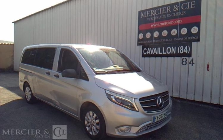 MERCEDES VITO 114 CDI LONG FINITION PRO EQUIPE POMPES FUNEBRES GRIS FY-327-SC