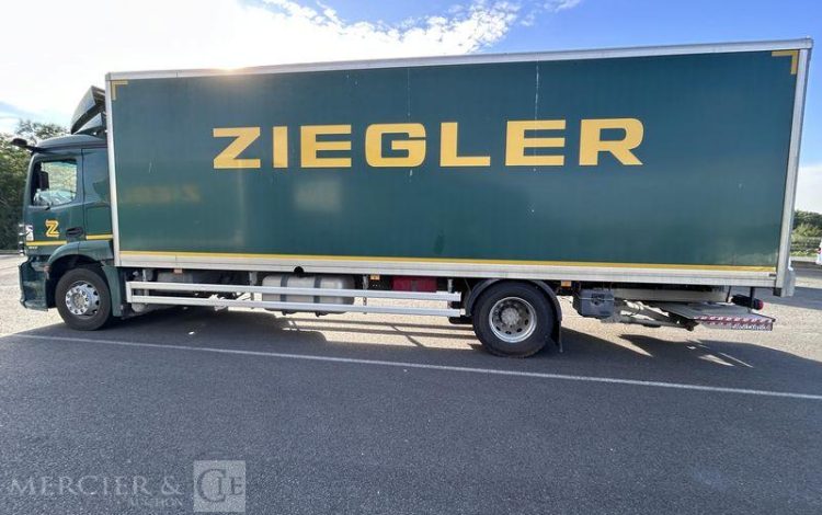 MERCEDES ACTROS 1833 CAISSE HAYON BVA VERT FZ-728-AD