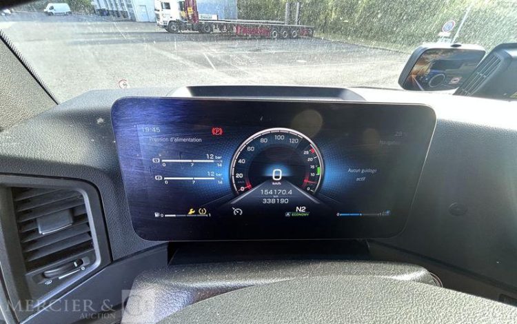 MERCEDES ACTROS 1833 CAISSE HAYON BVA VERT FZ-728-AD